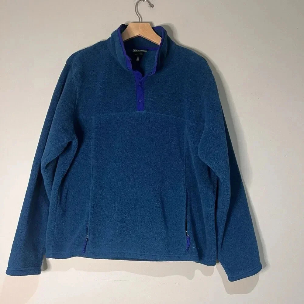 L.L. Bean Blue Fleece Jacket